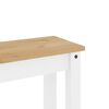 vidaXL Ensemble &agrave; manger PANAMA 4 pcs blanc bois de pin massif