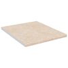 vidaXL Comptoir de cuisine Beige avec texture 50x60x2,8 cm Agglom&eacute;r&eacute;