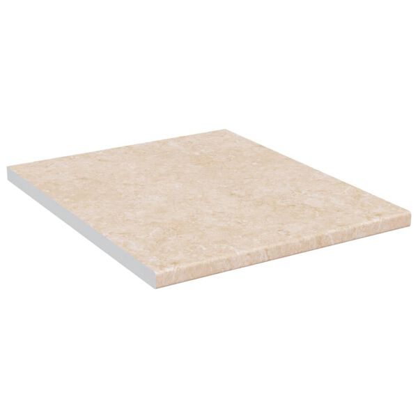 vidaXL Comptoir de cuisine Beige avec texture 50x60x2,8 cm Agglom&eacute;r&eacute;