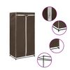 vidaXL 2 pcs Garde-robes Marron 75x50x160 cm