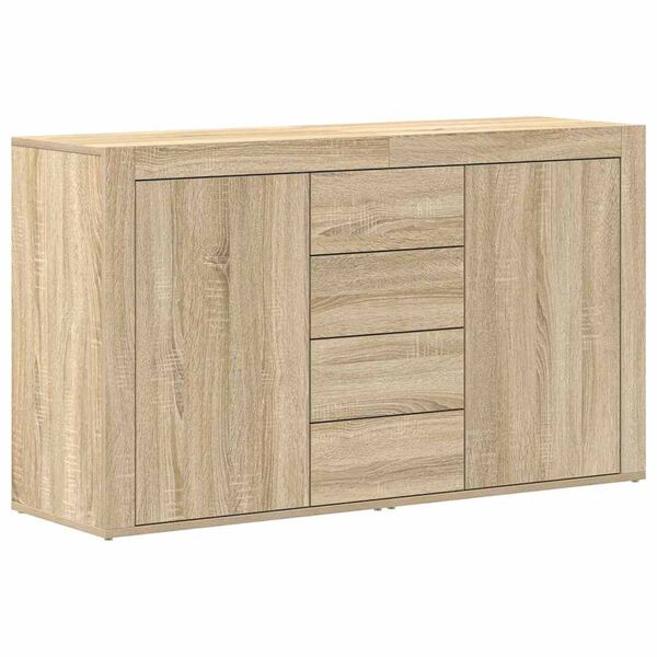 vidaXL Buffet Ch&ecirc;ne Sonoma 120 x 36 x 69 cm Bois d'ing&eacute;nierie