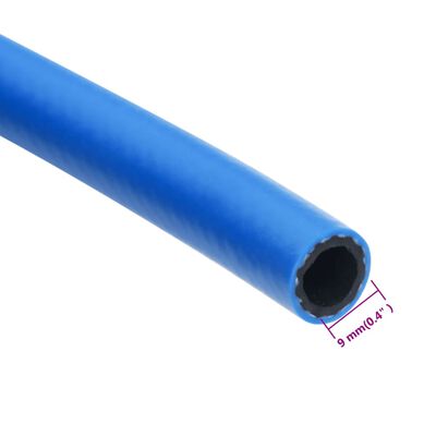 vidaXL Tuyau d'air bleu 0,6" 10 m PVC