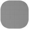 vidaXL Tapis de sol de piscine 36 pc &Oslash; 350 cm Rond Mousse EVA Gris