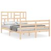vidaXL Cadre de lit sans matelas 120x200 cm bois massif
