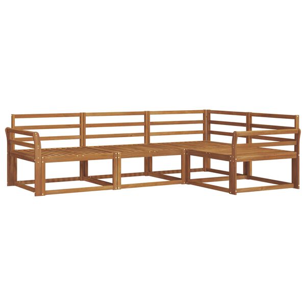 vidaXL Ensemble de canap&eacute;s d'ext&eacute;rieur 4 pcs Naturel