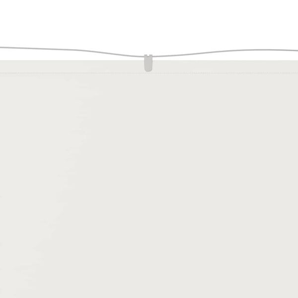 vidaXL Auvent vertical Blanc 100x1200 cm Tissu oxford