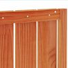 vidaXL Tête de lit cire marron 135 cm bois massif de pin