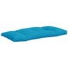 vidaXL Coussins de palette lot de 2 bleu clair tissu