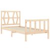 vidaXL Cadre de lit sans matelas 100x200 cm bois massif de pin