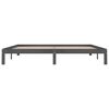 vidaXL Cadre de lit sans matelas bois massif de pin gris 200x200 cm