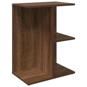 vidaXL Table de chevet ch&ecirc;ne marron 46,5x29x61 cm bois d'ing&eacute;nierie