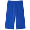 Pantalon &agrave; jambes larges pour enfants bleu cobalt 104