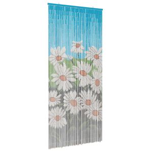 vidaXL Rideau de porte anti-insectes multicolore 200 x 90 cm Bambou