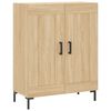 vidaXL Buffet haut Ch&ecirc;ne sonoma 69,5x34x180 cm Bois d'ing&eacute;nierie