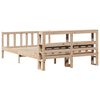 vidaXL Cadre de lit sans matelas 120x190 cm bois de pin massif