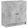 vidaXL Armoire sous &eacute;vier de salle de bain Gris b&eacute;ton