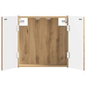 vidaXL Cabinet pour cible ALKMAAR Ch&ecirc;ne artisanal Bois d'ing&eacute;nierie