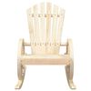 vidaXL Chaises &agrave; bascule Adirondack lot de 2 bois de sapin massif