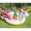 Intex Piscine à pulvérisation Forme de licorne 272x193x104 cm