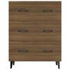 vidaXL Buffet chêne marron 69,5x34x90 cm bois d'ingénierie