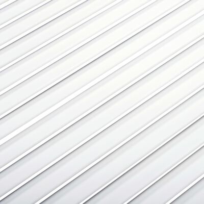 vidaXL Porte d'armoire à persiennes blanc 99,3x59,4 cm pin massif
