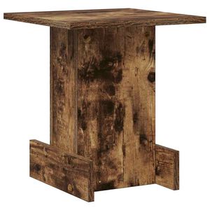 vidaXL Table d'appoint Ch&ecirc;ne fum&eacute; 35,5 x 35 x 40 cm Bois d'ing&eacute;nierie