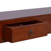 vidaXL Table console Marron classique 120x30x75cm Bois d'acajou massif