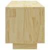 vidaXL Meuble TV 110x30x33,5 cm Bois de pin massif