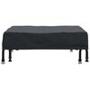 vidaXL Housse de Table Uni Noir 62 x 62 x 15 cm tissu
