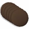 vidaXL Coussin avec oreiller HEERLEN 6 pc Marron Tissu