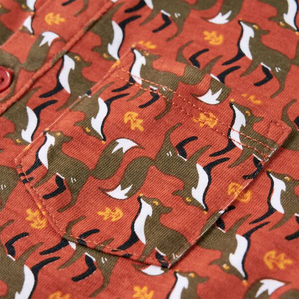 Chemise pour enfants rouillé clair 116