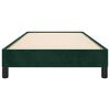 vidaXL Cadre de lit sans matelas vert fonc&eacute; 80x200 cm velours