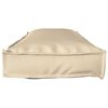 vidaXL Coussin pour banc de palette Beige 120 x 40 x 8 cm Tissu Oxford