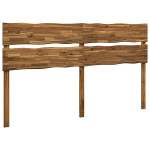 vidaXL T&ecirc;te de lit en bois brut ROSTOCK Naturel 200 cm