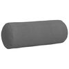 vidaXL Coussins d'accent 2 pcs Gris foncé Ø 25 x 70 cm