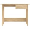 vidaXL Bureau Ch&ecirc;ne sonoma 100x50x76 cm Bois d&rsquo;ing&eacute;nierie
