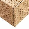 vidaXL Bo&icirc;te de rangement Naturel 75 x 42 x 23 cm Jacinthe d'eau