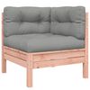 vidaXL Salon de jardin 9 pcs et coussins bois massif&nbsp;sapin de douglas