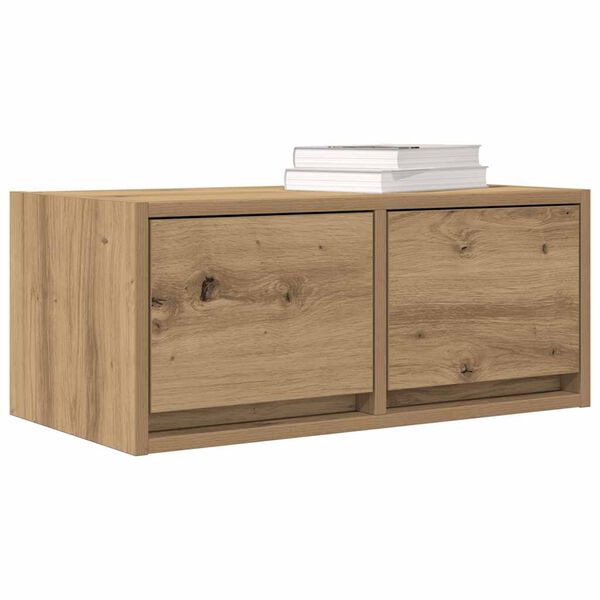 vidaXL Meubles TV 2 pcs chêne artisanal 60x31x25,5cm bois d'ingénierie