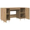 vidaXL Bureau chêne artisanal 140 x 50 x 75 cm Bois d'ingénierie