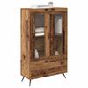 vidaXL Haut Armoire avec tiroir Bois Ancien 69,5 x 31 x 115 cm