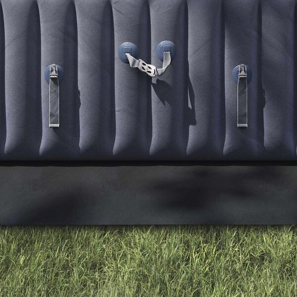 vidaXL Tapis de piscine Noir 500 x 250 x 0,1 cm Tissu non tiss&eacute;