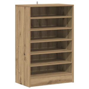 vidaXL Cabinet &agrave; chaussures 60 x 35 x 92 cm Ch&ecirc;ne artisanal