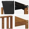 vidaXL Ensemble de canap&eacute;s d'ext&eacute;rieur 9 pcs Naturel et Noir