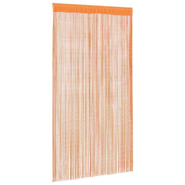 vidaXL Rideau en fils 2 pcs 140 x 250 cm orange