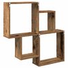 VidaXL Étagère murale vieux bois 80x15x78,5 cm bois d'ingénierie