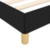 vidaXL Cadre de lit sans matelas noir 120x190 cm tissu