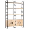 vidaXL Biblioth&egrave;que &agrave; 4 niveaux 124x30x180 cm Bois de manguier massif