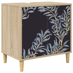 vidaXL Armoire de salle de bain DOKKUM Sonoma 60 x 40 x 60 cm
