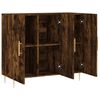 vidaXL Buffet ch&ecirc;ne fum&eacute; 90x34x80 cm bois d'ing&eacute;nierie
